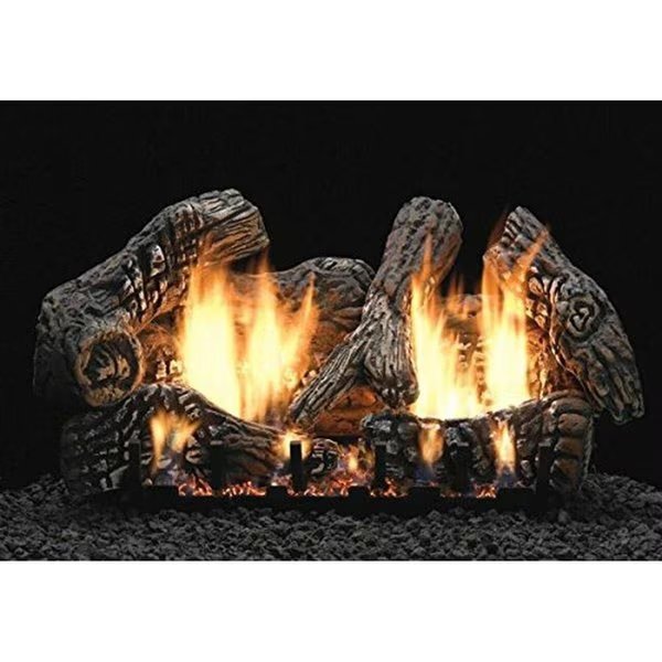 Empire LS18C2S 18 in. Super Charred Oak Ceramic Fiber Vent Free Gas Log Set - 6 Piece, Empire, Mfr#: LS18C2S